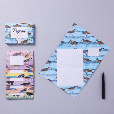 Pigeon Folding Seaside Letter Set - Hebridean