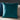 Meridian Velvet Cushion - Teal/Blush