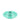 Enamel Flat Flower Candle Holder - Aqua