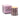 Cabana Christmas Pink/Green Striped Ceramic Candle - Cinnamon & Clove