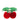 Hair Claw Clip - Cherries
