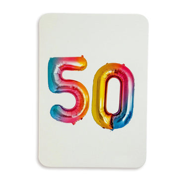 Card - Birthday Balloon No. 50