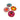 Set of 4 - Beaded Fruit Coasters