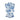 Short Pyjama Set - Blue & White Safari Toile De Jouy Print