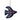 Large Hanging Dove - Folk Art Blue