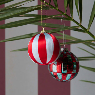 Lustre Ornament - Blue / Red