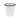White Enamel Tumbler - Blue