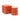 Cabana Red/Coral Striped Ceramic Candle - Spiced Apple