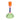 Enamel Candle Holder - Green Base