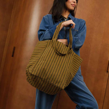 Elisabeth Tote Bag - Tennis Black / Olive