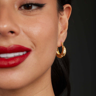 Cora Hoop Earrings - Gold