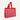 Shopper Knitted Stripes - Cérise & Ballet