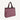 Shopper Knitted Stripes - Chocolate & Bubblegum