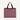 Shopper Knitted Stripes - Chocolate & Bubblegum