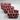 Quilted Wash Bag - White & Red Strawberry
