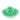 Enamel Flower Candle Holder - Green