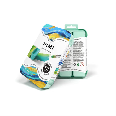 Twin Cup Gouache Set of 12 - Green
