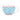 Patterned Cappuccino Tea Cup - Blue Orange