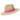 Panama Hat - Coral & Pink Band