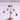 Ceramic Drop Flower Stem - Cornflower Blue