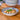 Patterned Stoneware Pasta Bowl - Blue Flower