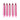 Hand Dipped Candle - Pink & Burgundy