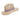 Panama Hat - Orange & Grey Band