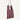 Market Bag knitted Stripes - Chocolate & Bubblegum