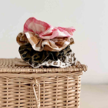 Scrunchie - Vichy Caramel