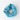 Bright Mirror Knitted Lambswool Snood - Turquoise and Zinc