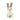 Easter Hanging Decoration Small Bunny With Flowers - White