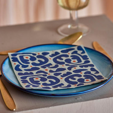 Paper Napkin - Eviaya Blue