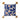 Cotton Cushion - Eviaya Blue