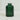 Glass Bottle - Green Ribbed (10cm)