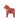Siffer Dala Horse Candle Holder - Small Red