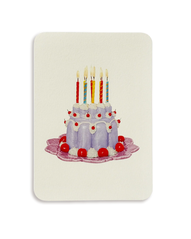 Card - Lavender Cream Blancmange