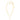 Open Circle Three Row Necklace - Gold