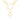 Open Circle Three Row Necklace - Gold