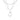 Open Circle Three Row Necklace - Silver