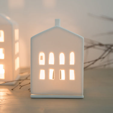 Ceramic Light House - Round Door