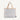 Shopper Knitted Stripes - Marzipan & Sky