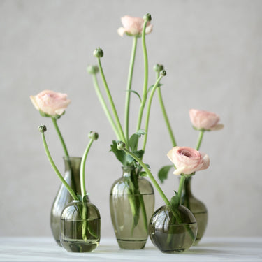 Miriam Mini Vase - Round Green