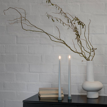 LED Taper Candle - Oyster Grey