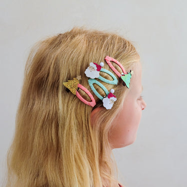 Santa and Christmas Tree Clips