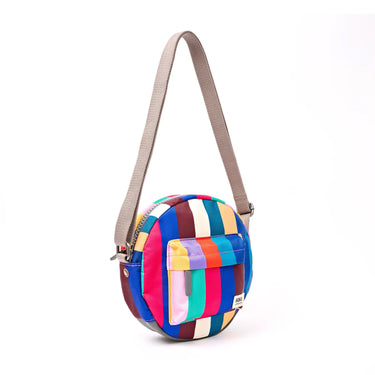 Paddington B Small Cross Body Sustainable Bag - Wide Stripe Multi (Nylon)