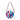 Paddington B Small Cross Body Sustainable Bag - Wide Stripe Multi (Nylon)