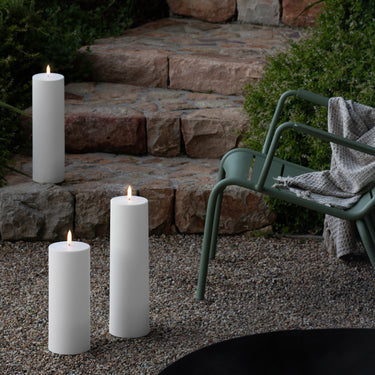 Outdoor LED Maxi Pillar - White (30cm)