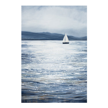 Sailing on the Strait - Print
