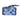 Quilted Coin Purse - Blue & White Seashell
