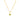Emerald Star Charm Necklace - Gold